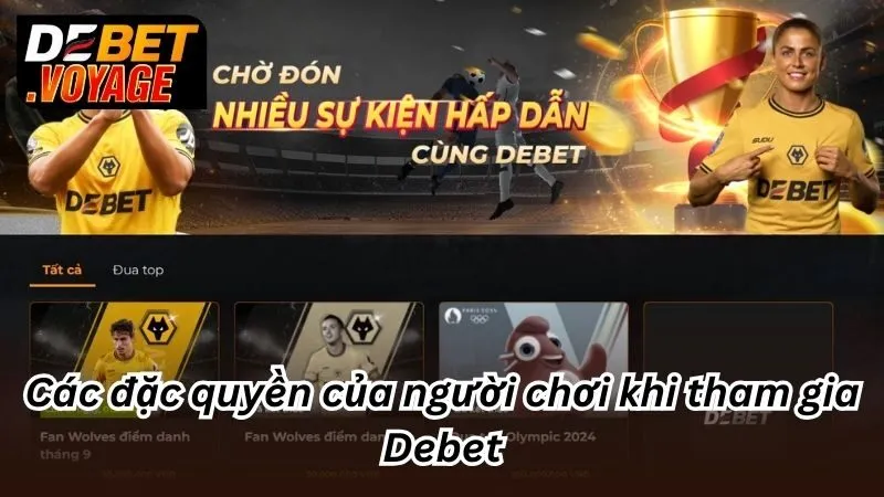 Debet 473 Online – Link Nhà Cái Uy Tín Debet Không Chặn 2025 14 Các đặc quyền của người chơi khi tham gia Debet